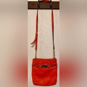 Michael Kors Reddish Orange Crossbody Purse